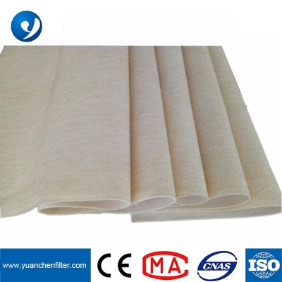 Non Woven Nomex Needle Punched Felt Dust Filter Cloth Media
