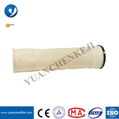 Aramid / nomex material bag filter for fly ash dust collector