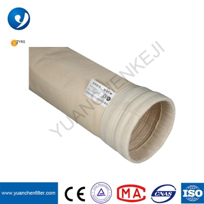 550g PPS+PTFE Dust Filter Bags for Flue Gas Treatment