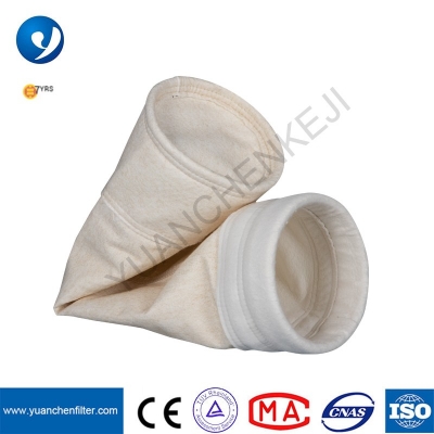 Industrial Dust Collector Nonwoven NOMEX Fiber Dust Filters Sleeve Filter Sock Aramid Filter Bag